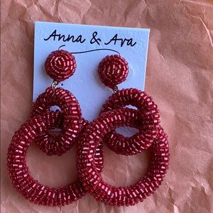 Anna & Ava Red Earrings!